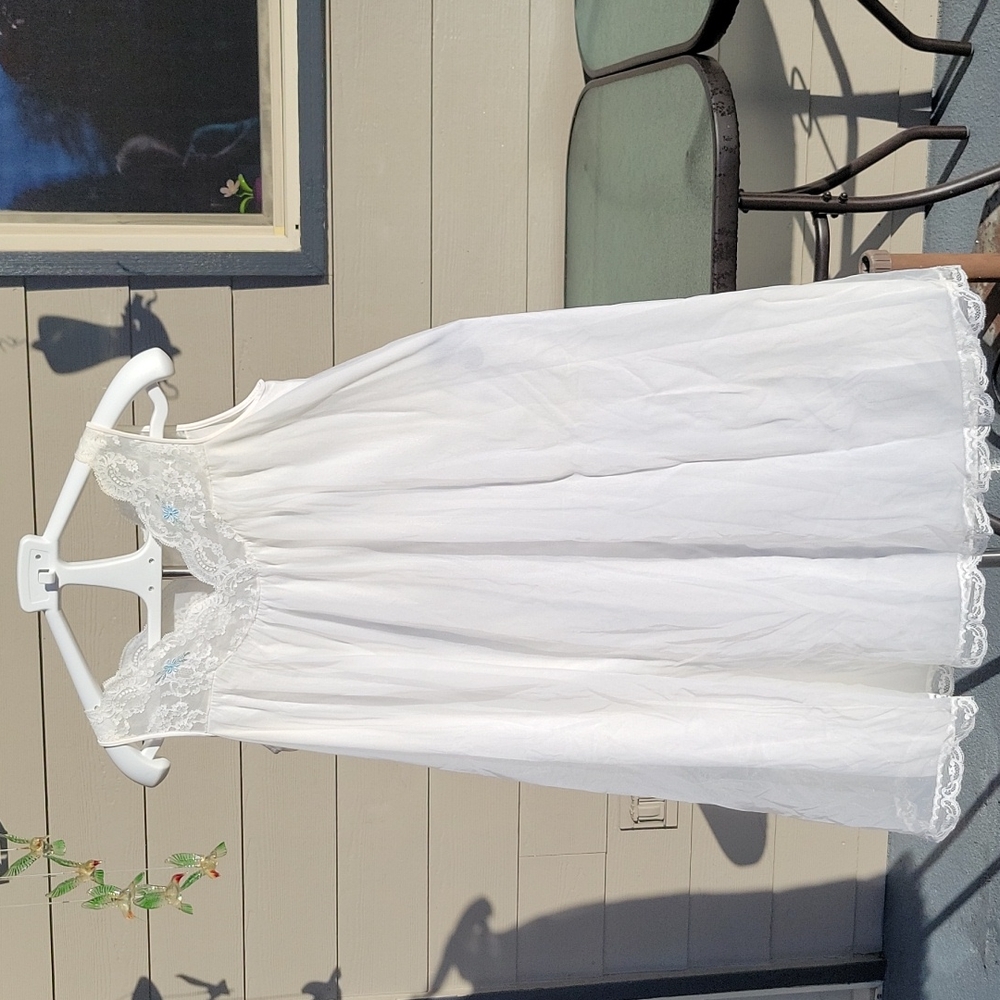 Shadowline Vintage Double Layer Nightgown Size S